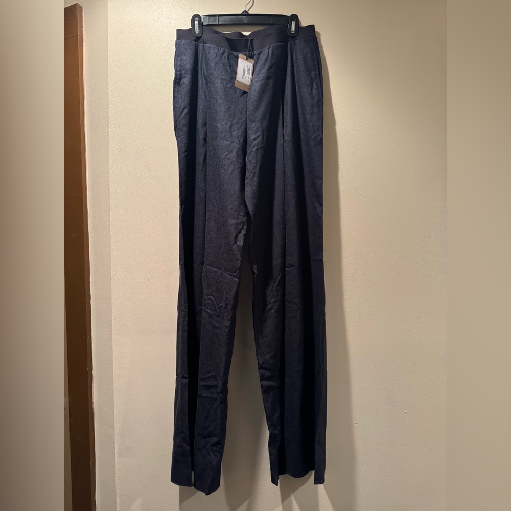 Bottega Veneta Charcoal 88% wool Pant (need to be hamp to length you need)